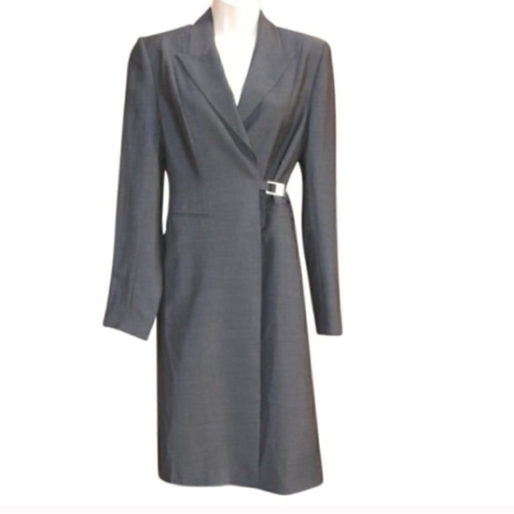 NWOT Gray Wool Blend  Coat